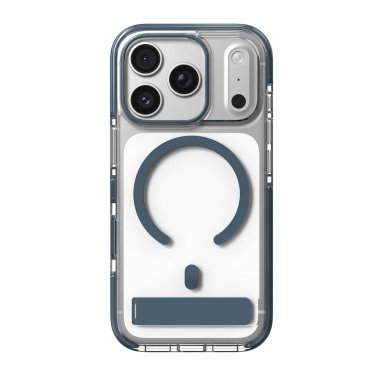 ZAGG | Graphene Santa Cruz Snap iPhone 18 Pro/17 Pro Kickstand Metallic Case - Blue Shimmer | 702322323