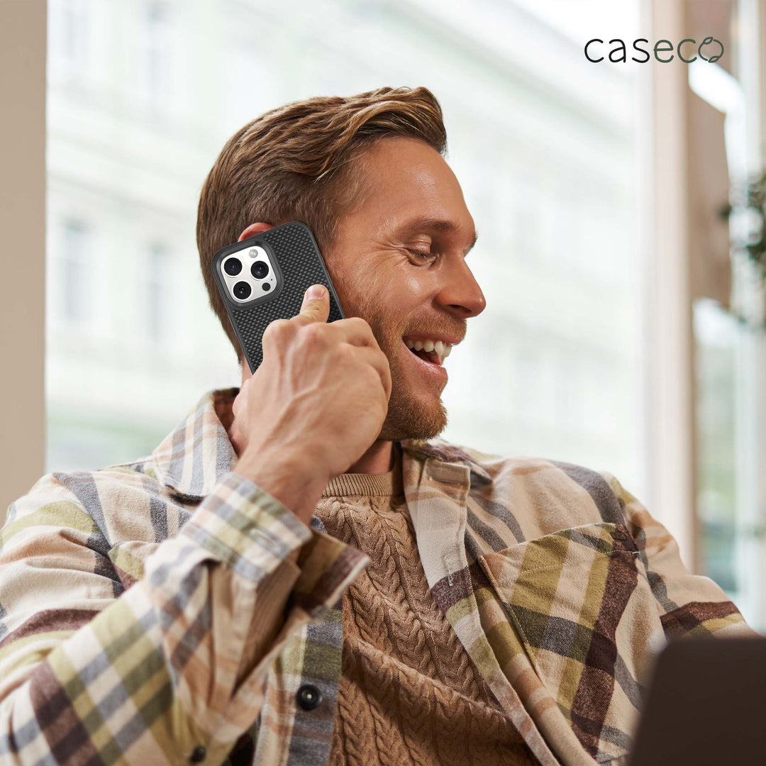 Caseco | Aramid Fiber Weave Pattern iPhone 16 Pro Max - Black | C28D2-51