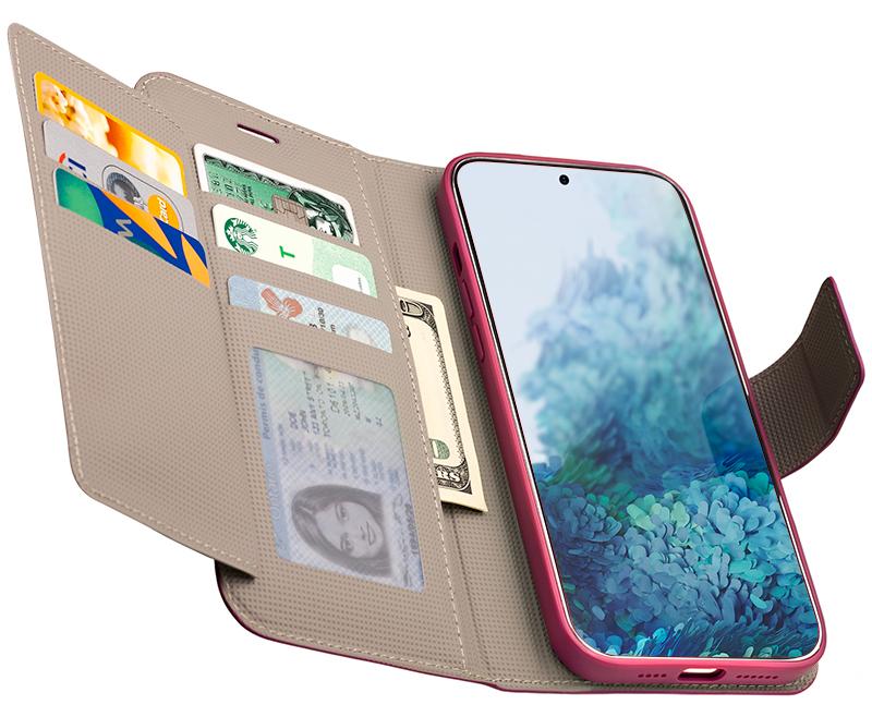 Caseco | Sunset Blvd 2 in 1 RFID Blocking Wallet Case for Samsung S20 FE Purple | C3563-11