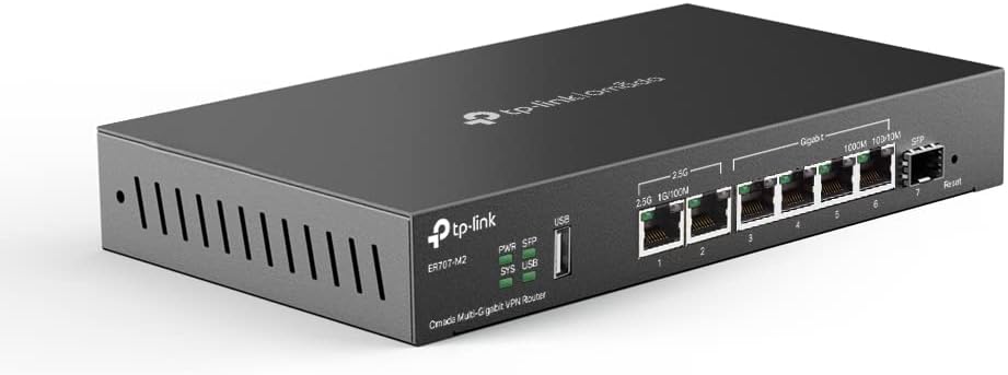 TP-Link | Wired Omada Multi-Gigabit VPN Router | ER707-M2