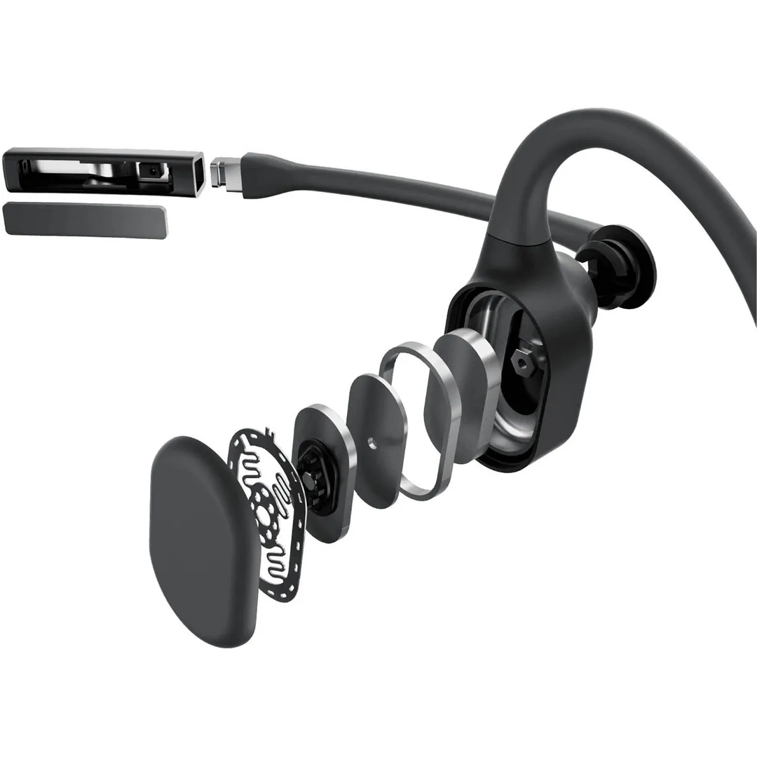 Shokz | OpenComm2 UC Bluetooth Headset With Boom Mic & USB-C Dongle - Black | C110-AC-BK-CA-153