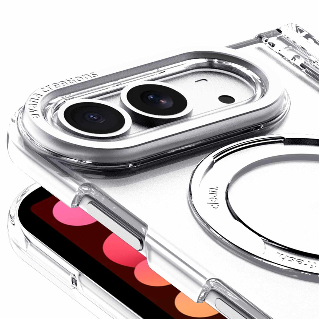 Avana | Tootsie Stand Hinge MagSafe Case iPhone Duo - Ice/ Clear | AP8FAVTSTTRSP