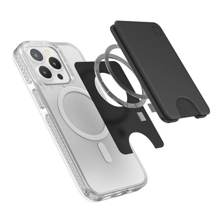PopSockets | PopWallet for MagSafe Round - Black | 123-0427