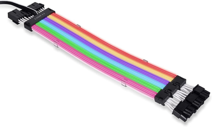 Lian-Li | AC Strimer Plus V2 Triple 8 pin power extension CB w RGB illumination | STRIMER PLUS V2 TRIPLE 8