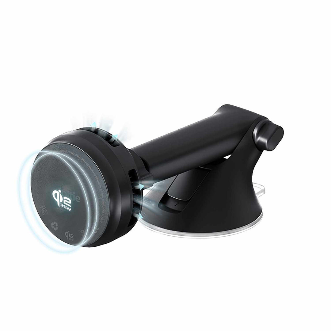 iOttie | Velox Pro Qi2.2 25W Magnetic Wireless Dash Mount - Black | VLXWCG217AM