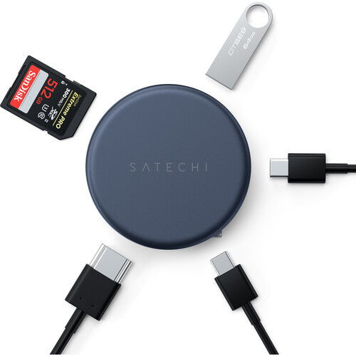 Satechi | OntheGo 5-in-1 Multiport Adapter - Indigo | ST-POTG5B