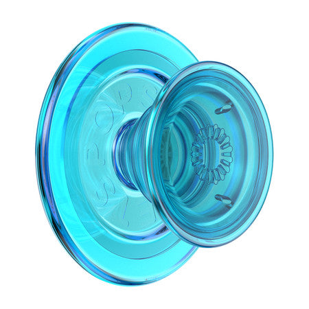 PopSockets | PopGrip For MagSafe - Round - Translucent Electric Blue | 123-0426