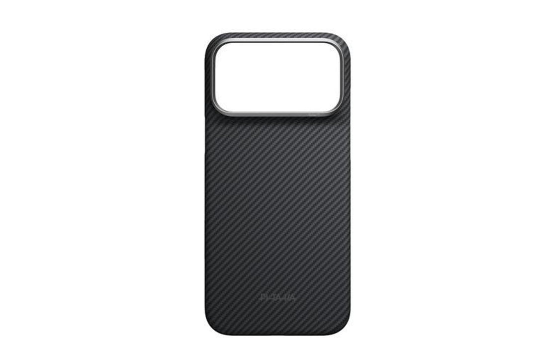 Pitaka | Edge Case MagSafe Compatible iPhone 18 Pro (With PitaTap)  - Black/Grey |