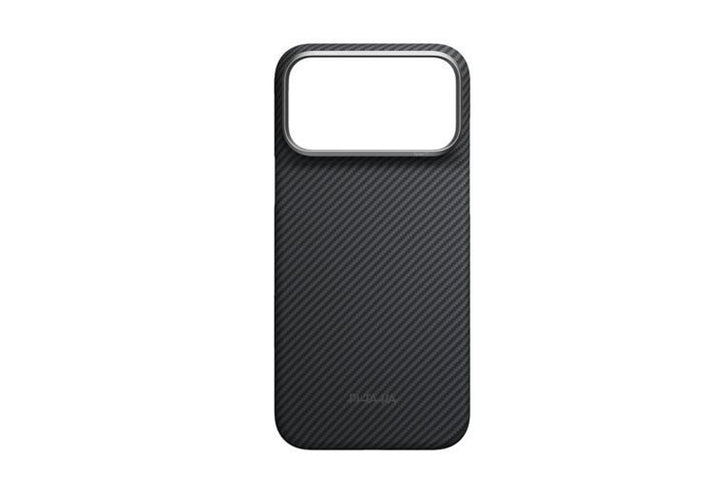 Pitaka | Edge Case MagSafe Compatible iPhone 18 Pro (With PitaTap)  - Black/Grey |
