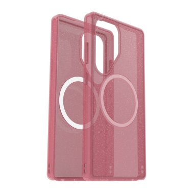 Otterbox | Symmetry Clear Magnets Series Case Samsung Galaxy S25 Ultra - Pink Thimbleberry | 77-97526