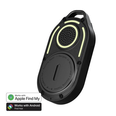 Rolling Square | AirNotch Pro Dual Bluetooth Tracker - IOS + Android - Black | ANP03R