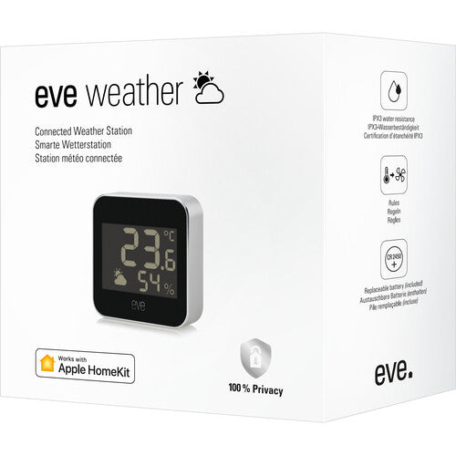 Eve | Weather Station  - Black/Silver | 10028000