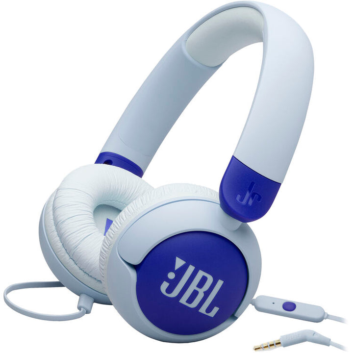 JBL | Junior 320 Wired On-Ear Headphones - Blue | JBLJR320BLUAM