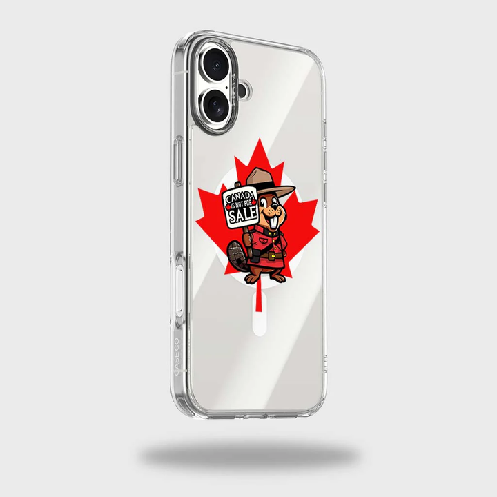 /// Caseco | Mountie Case Canada Is Not For Sale iPhone 16 - Clear | Z24C8-BA