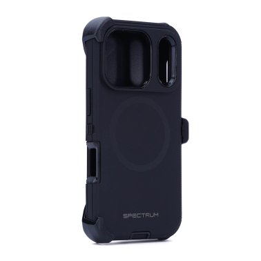 SPECTRUM | Prime iPhone 18 Pro/17 Pro + Holster Case w/Magnets - Black | 18PROPRIME