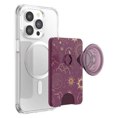 Popsockets | PopWallet+ For MagSafe with Adapter Celestial - Mauve | 123-0518