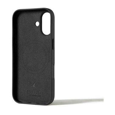 Mujjo | Full Leather w/MagSafe iPhone 17 Case - Black | UJJO-CL-060-BK