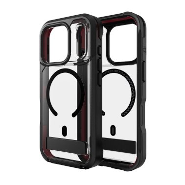 ZAGG | Graphene Rainier Snap iPhone 18 Pro/17 Pro Kickstand Case - Smoke Black | 702322329