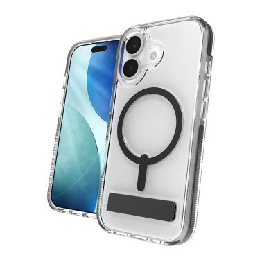 ZAGG | Graphene Santa Cruz iPhone 17 Snap Kickstand Case - Black | 702318944