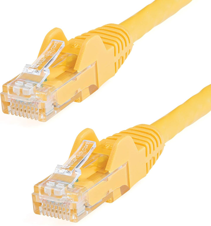 StarTech | CAT6 Ethernet Cable Delivers Multi Gigabit 1/2.5/5Gbps & 10Gbps up to 160ft 2ft - Yellow | N6PATCH2YL