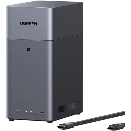 UGREEN | NASync DH2300 2-bay Storage Hub with HDMI Cable Support Capacity 60TB (Diskless) | 95432