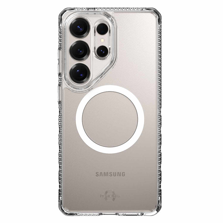 ITSKINS | Hybrid_R Case w/Magnets for Samsung Galaxy S26 Ultra - Clear | SGYUHMACRTRSP