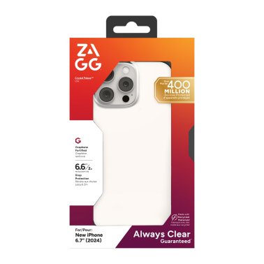 ZAGG | Crystal Palace GrapheneLite Case iPhone 16 Pro Max - Clear | 15-13438