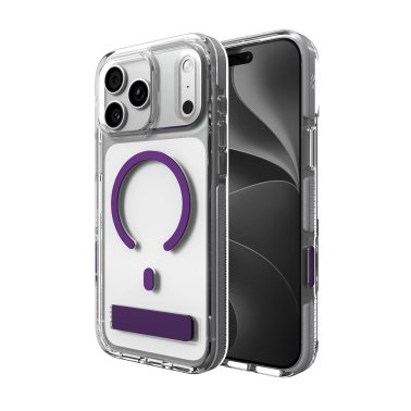 ZAGG | Graphene Santa Cruz Snap iPhone 18 Pro/17 Pro Kickstand Case - Fresh Purple | 702322311