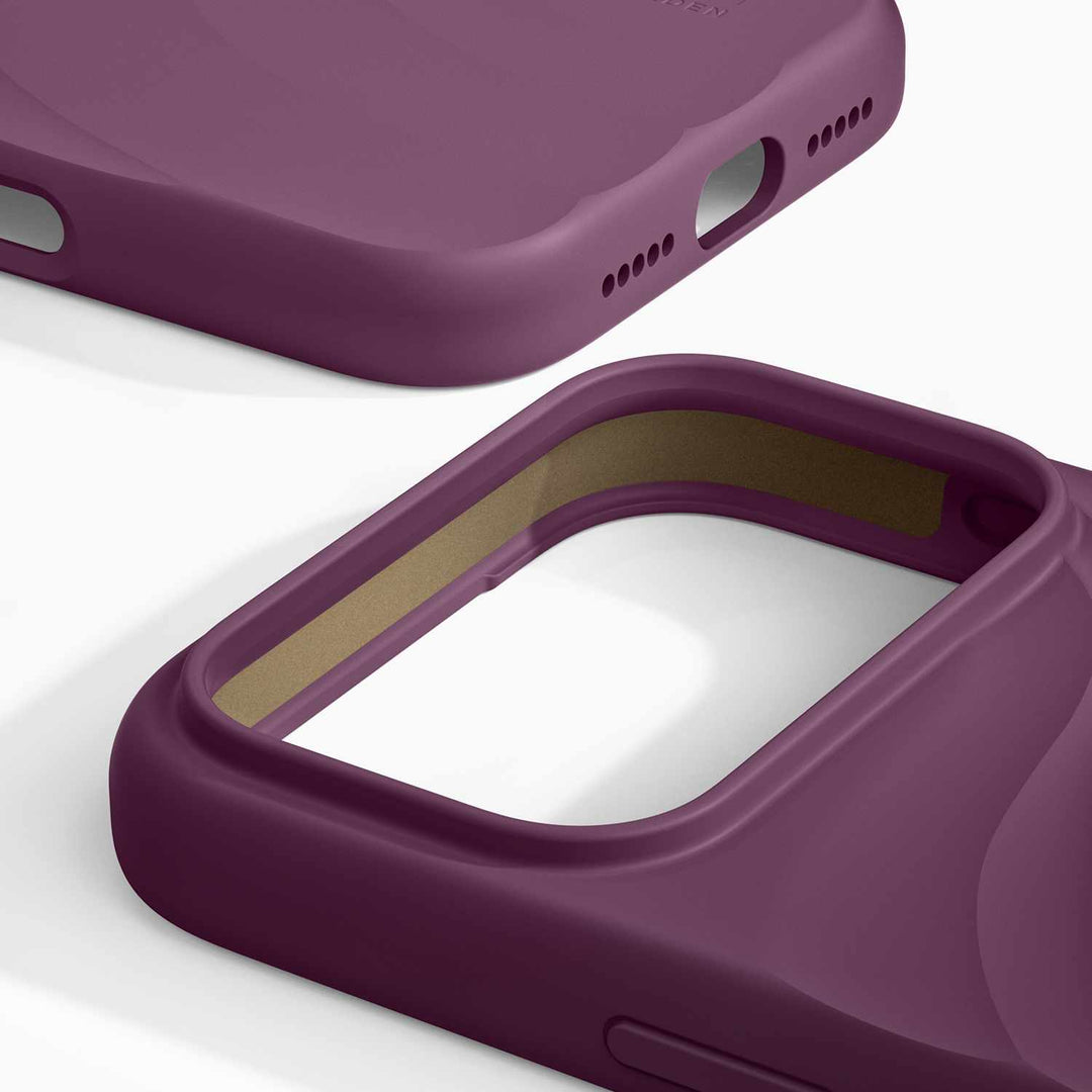 Ideal of Sweden | Soft Swirl MagSafe Case iPhone 18 Pro Max /17 Pro Max - Velvet Plum | IDSSCMSI2667P632
