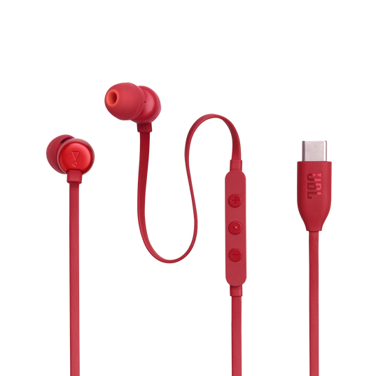 JBL | Tune 310C In-Ear Headphones with USB-C Connector - Red | JBLT310CREDAM