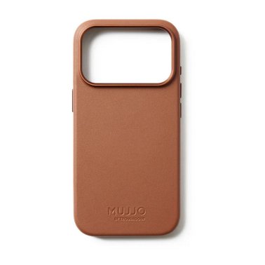 Mujjo | Full Leather w/MagSafe iPhone 17 Pro Case - Tan | MUJJO-CL-061-TN