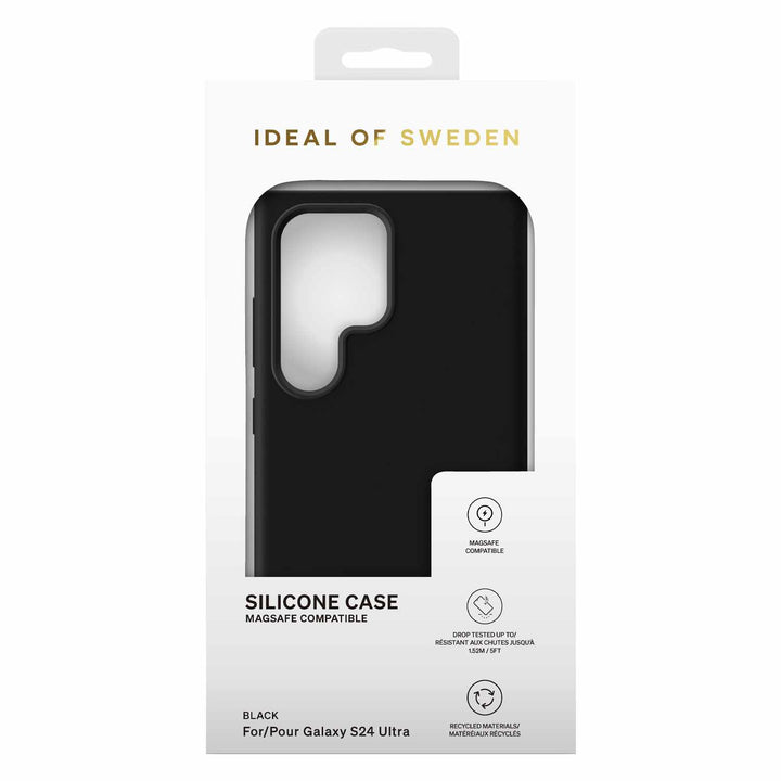 Ideal of Sweden | Case w/ MagSafe Samsung Galaxy S24 Ultra Silicone - Black | 120-8057
