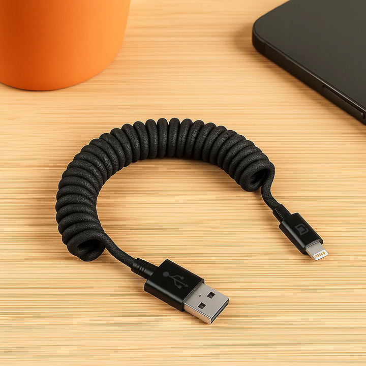 Caseco | Road Ready Coil Cord (USB-A to Lightning) | C0520-50