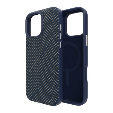 ZAGG | London Graphene Snap Case iPhone 16 Pro Max - Navy Gold | 15-13587
