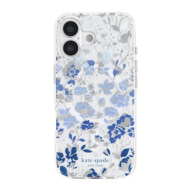Kate Spade | Protective MagSafe iPhone 17 Case - Flowerbed Blue | KS057400