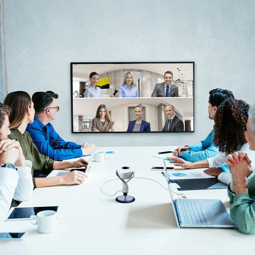 j5create | 360° AI-Powered Webcam with Speakerphone | JVU368