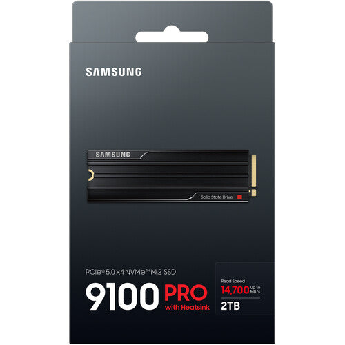 Samsung | 9100 Pro 1TB NVMe PCI-e Internal Hard Drive with Heatsink | MZ-VAP1T0CW