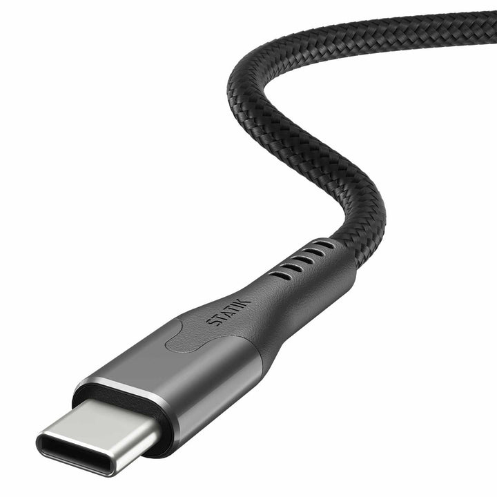 Blu Element | SelfCoil Magnetic Cable USB-C to USB-C 3.3ft 100W - Black | BEMGC2C3FTB