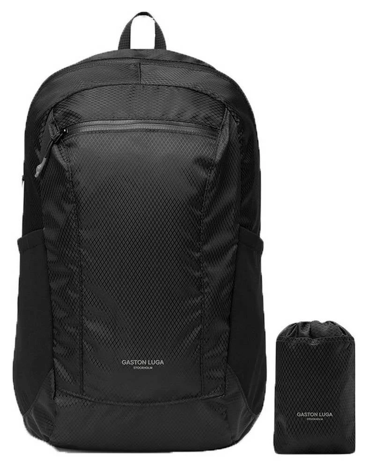 Gaston Luga | Lightweight Packable Backpack - Black | LWPBPBK