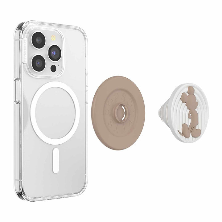 Popsockets | PopGrip for MagSafe Round with Adapter Ring - Latte Mickey | 123-0562