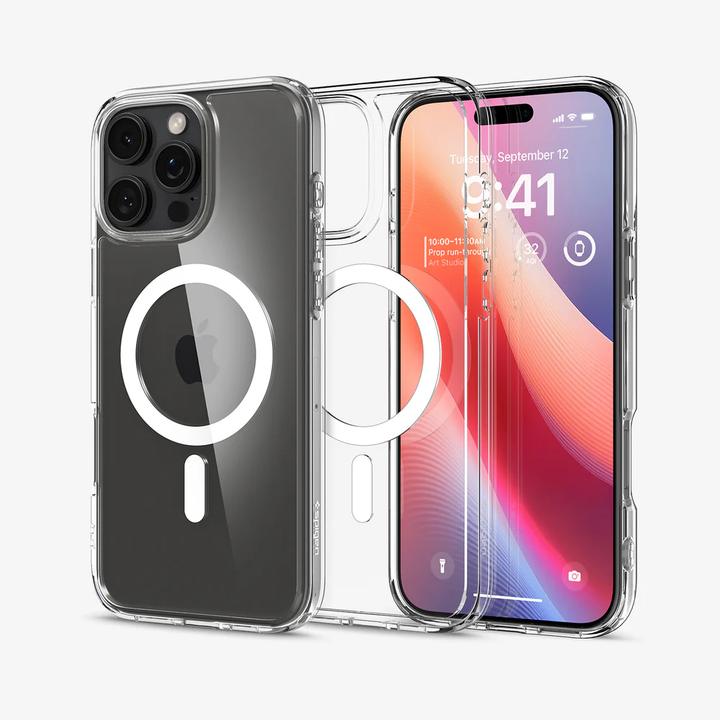 Spigen | Crystal Flex MagFit for iPhone 16 Pro - Crystal Clear | SGPACS08393