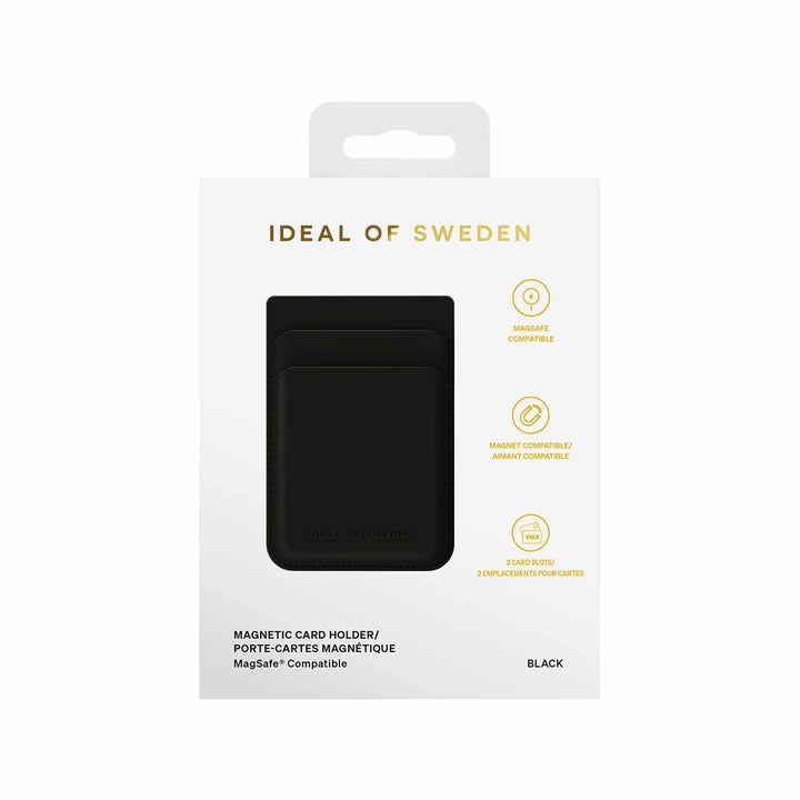 Ideal of Sweden | Magnetic Card Holder MagSafe - Black | IDMCHMS01
