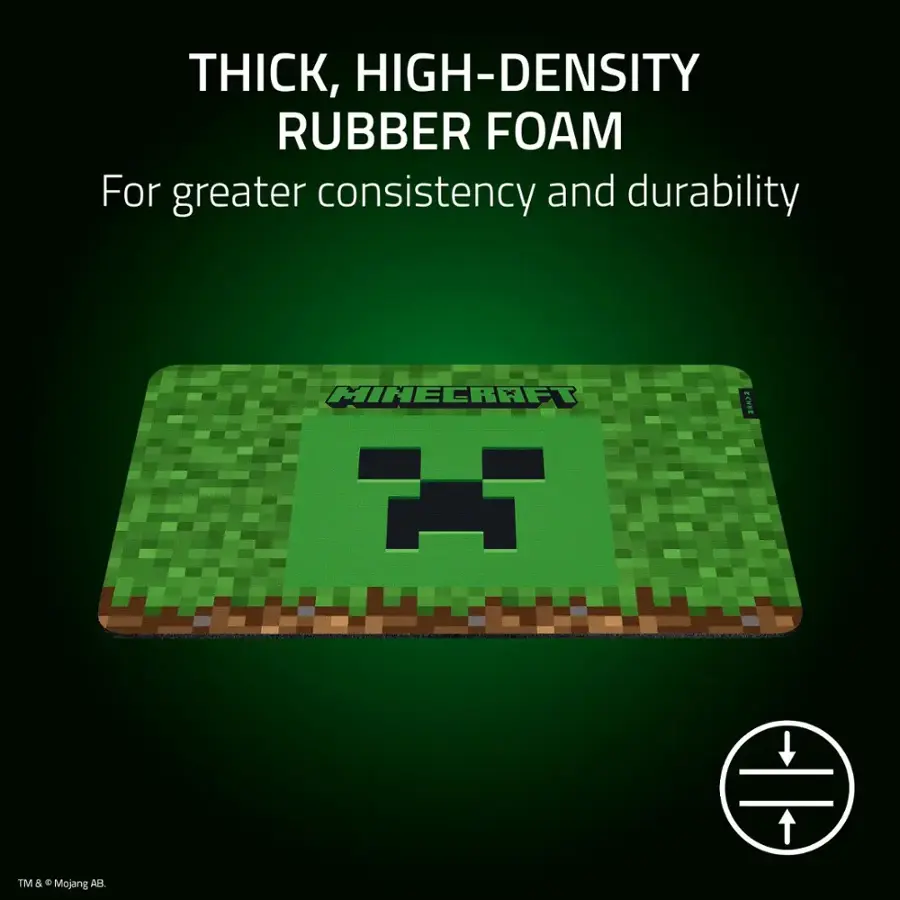 Razer | Gigantus V2 Cloth Gaming Mouse Pad (Medium) - Minecraft Edition | RZ02-03333800-R3M1