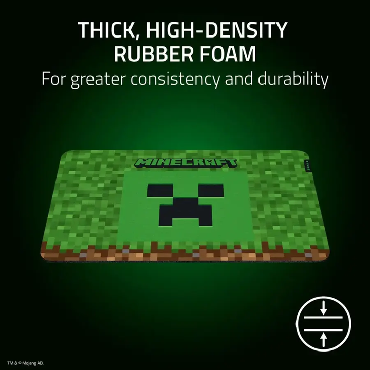 Razer | Gigantus V2 Cloth Gaming Mouse Pad (Medium) - Minecraft Edition | RZ02-03333800-R3M1