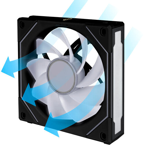 Lian-Li | Uni Fan SL-Infinity Reverse Blade Case Fan SL120 120mm - Black | UF-RSLIN120-1B