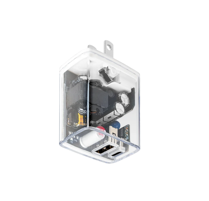 LOGiiX | Power Cube Crystal 20W Duo - Crystal Clear | LGX-13924