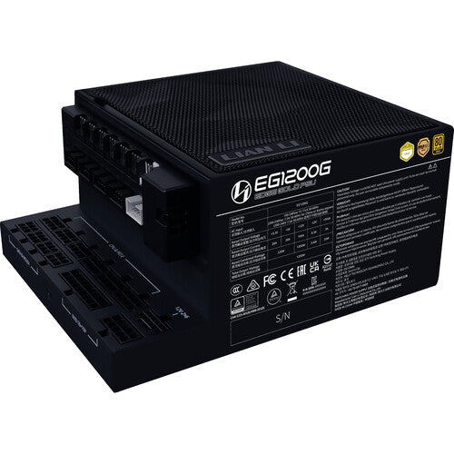 Lian Li | EDGE GOLD 1200W 80 PLUS Gold Modular ATX Power Supply - Black | EG1200G BH