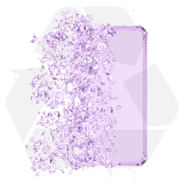 ITSKINS | Spectrum_R Clear Case Light for Samsung Galaxy S25 - Purple | 120-9158