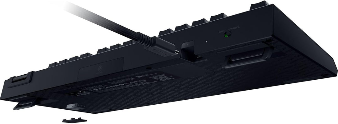 Razer | BlackWidow V4 TKL HyperSpeed Wireless Hot Swappable Gaming Keyboard: Orange Tactile Switches - Black | RZ03-05480200-R3U1