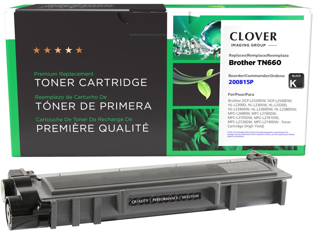 Brother |TN660 Original Black Toner Cartridge High Yield | DPCTN660